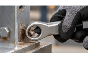 Teknik Menggunakan Pemecah Mur (Nut Breaker)