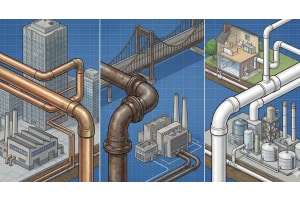 Pipa Tembaga (Copper Pipe) vs Pipa Besi vs Pipa PVC