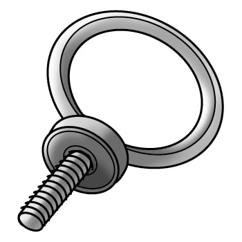 Round Tapped Tube, Bols, Eye Bolt