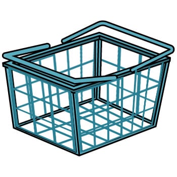 Troli Belanja, Keranjang Belanja