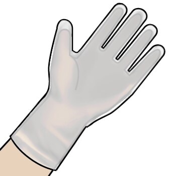 Sarung Tangan Karet Alam Backless Sarung Tangan Karet Alam Backless