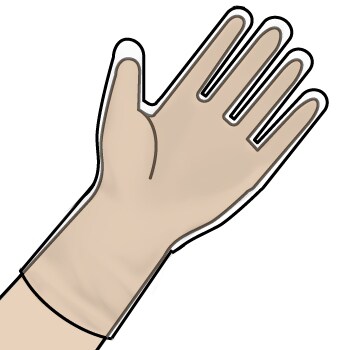 Sarung Tangan PVC Backless Sarung Tangan PVC Backless