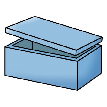 Kotak Pendingin, Wadah