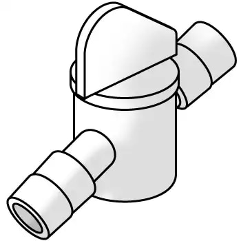 Piping Material Stopcock for Experiment & Research