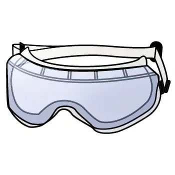 Goggles Dengan Ventilasi Udara