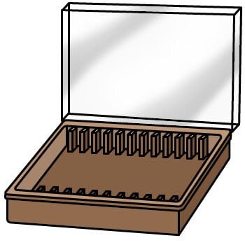 Slide & Cover Glass Case