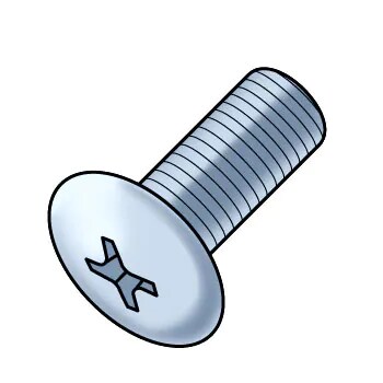 (+) Sekrup Kepala Kecil