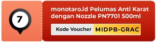 monotaro.id Pelumas Anti Karat dengan Nozzle PN7701 500ml 1pc