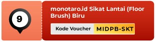 monotaro.id Sikat Lantai (Floor Brush) Biru 1pc