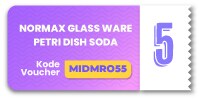 NORMAX Glass Ware Petri Dish Soda