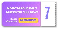 monotaro.id Baut Mur Putih Full Drat