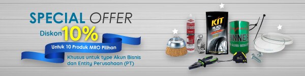 Gratis 10 produk monotaro.id