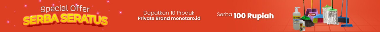 Gratis 10 produk monotaro.id