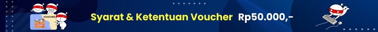 Voucher FIRST10 diskon 10%